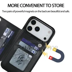 iPhone 17 Pro and Pro Max Genuine Leather iPhone Case With Card Slots