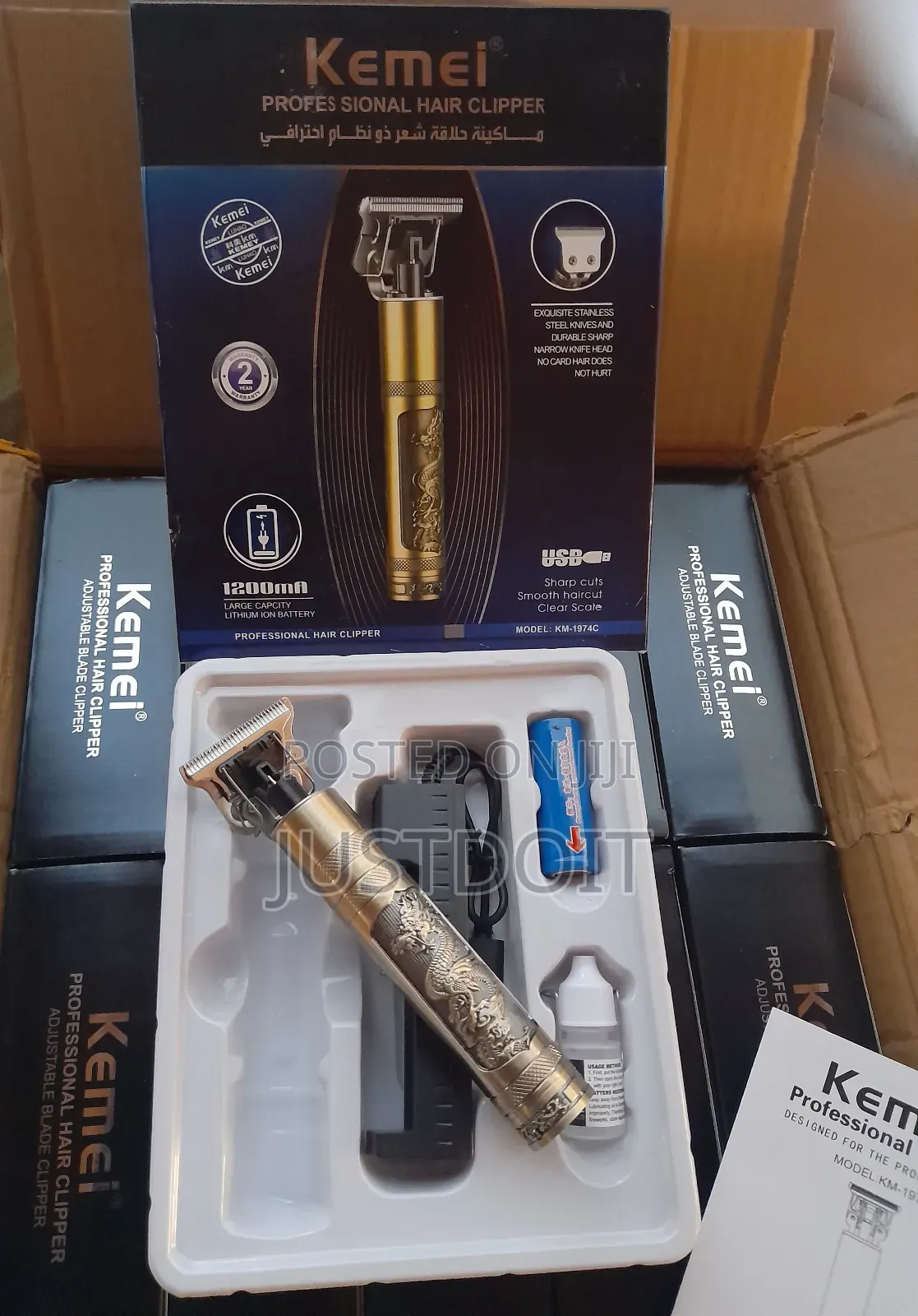 Kemei 1974 C Rechargeable Shaver
