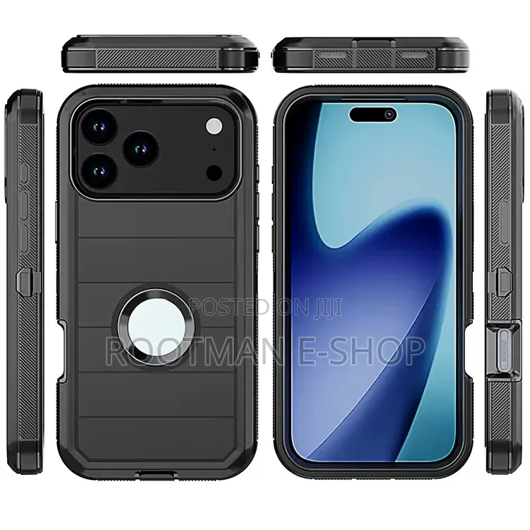 Lines Defender Mobile House for iPhone 17 Pro Max 17 Air Case,3 in 1
