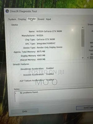 Laptop Lenovo IdeaPad Y730 16GB Intel Core I5 HDD 1T