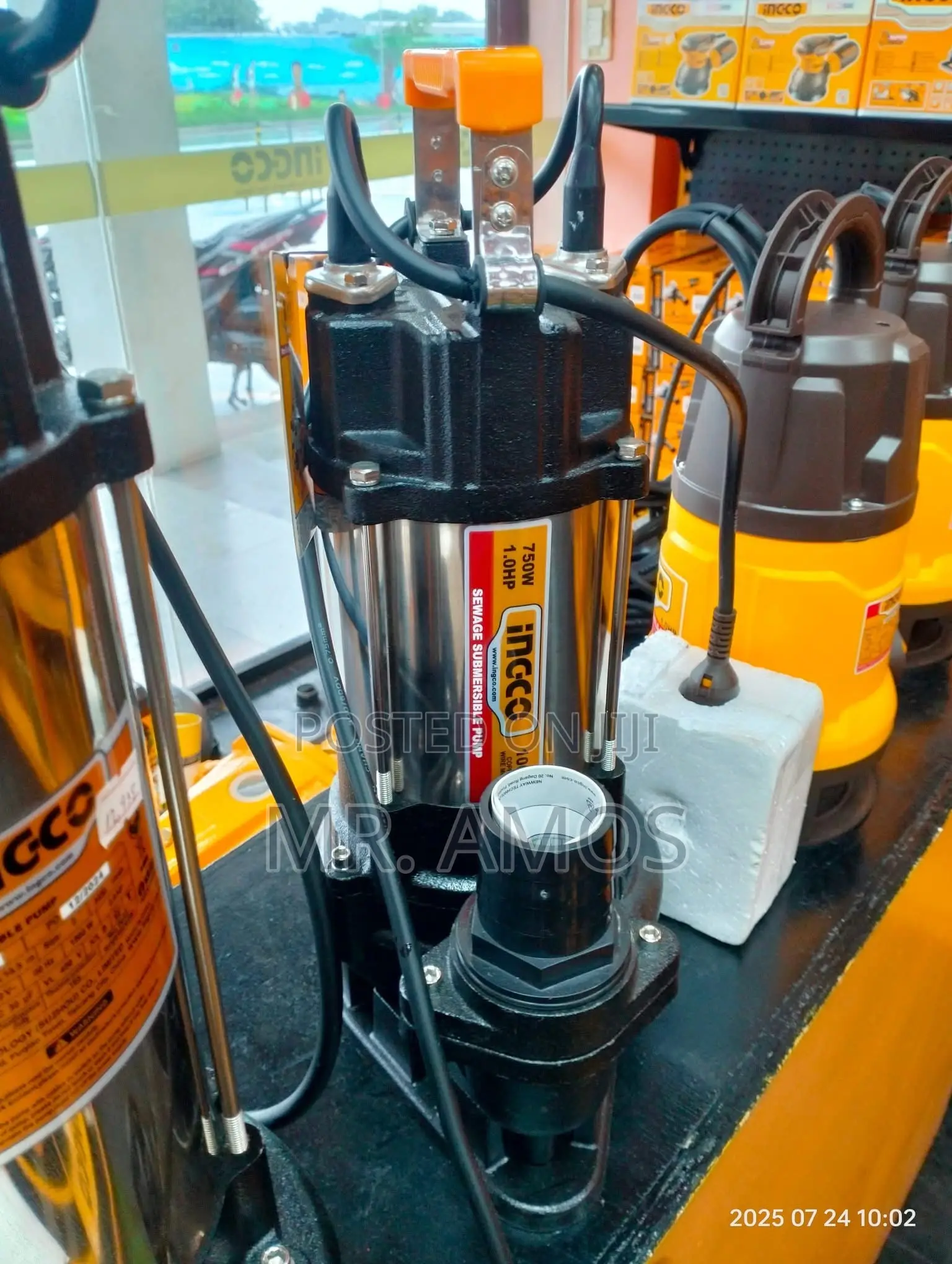 1hp Stainless Sewage Submersible Water Pump - Spds7508