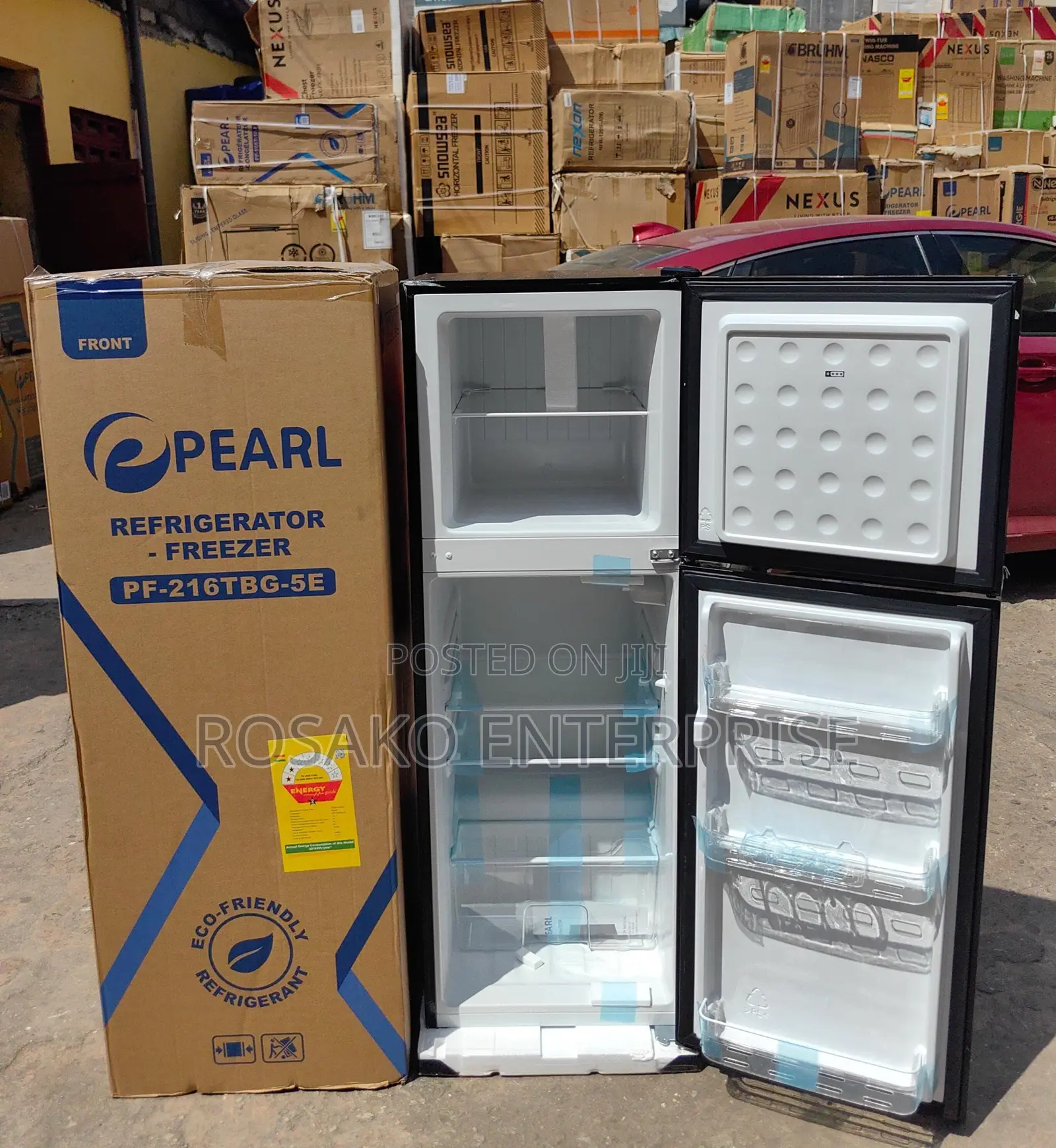 Pearl 136liters Double Door Refrigerator