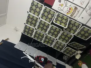 Plastic Wardrobe With 20 Cubes, 10 Shoe Rack