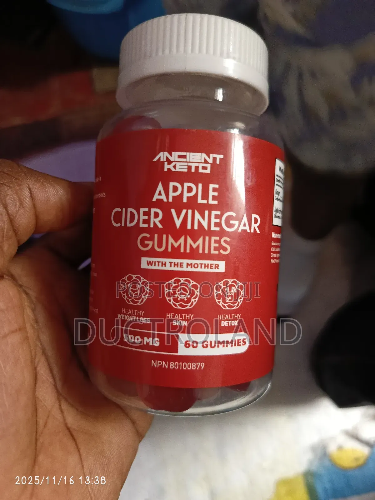 Apple Cider Vinegar Gummies by Ancient Keto