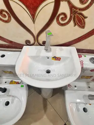 Frencia Round Basin And Stand_wash Hand Basin With Pedestal