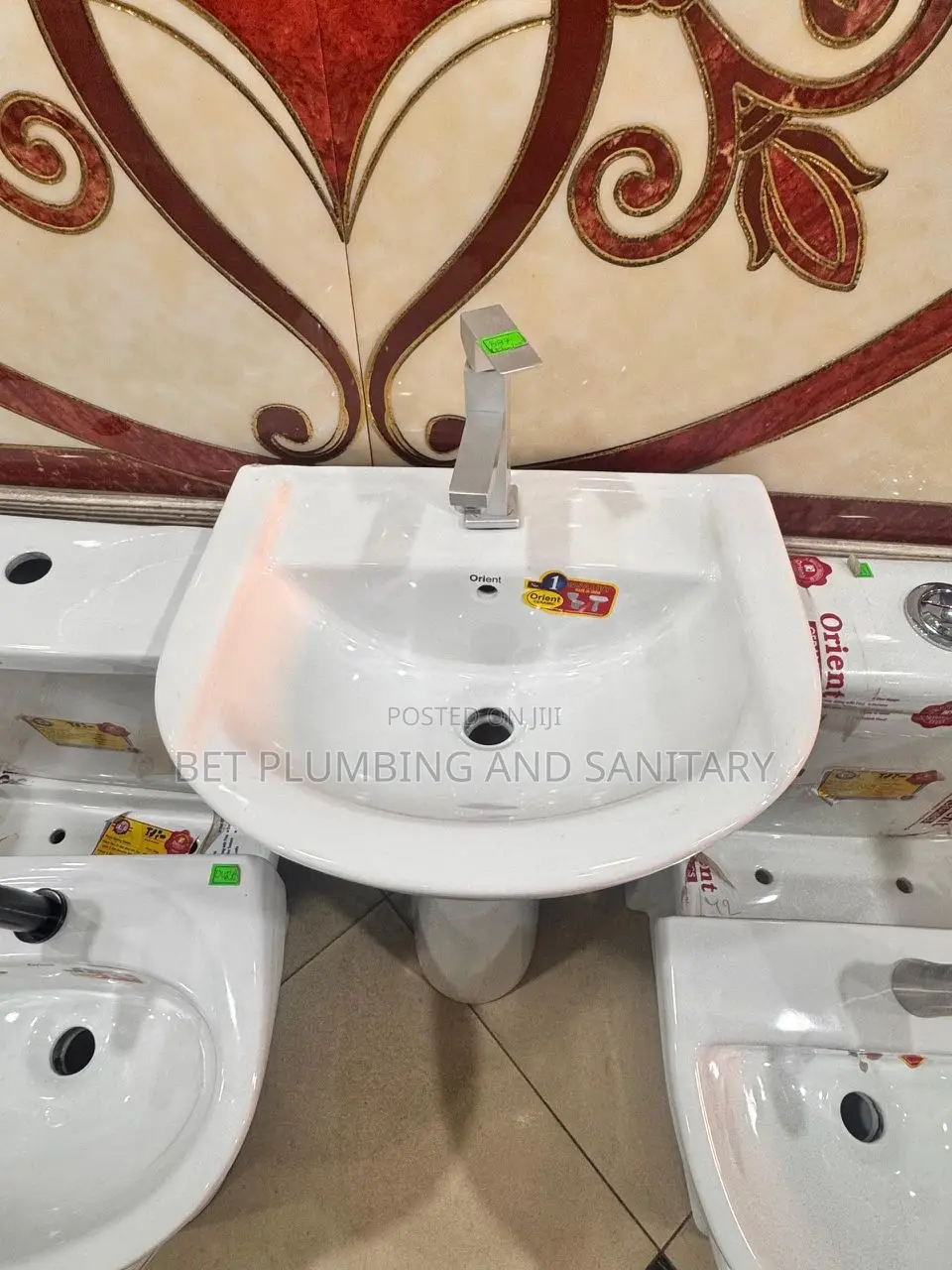 Frencia Round Basin And Stand_wash Hand Basin With Pedestal