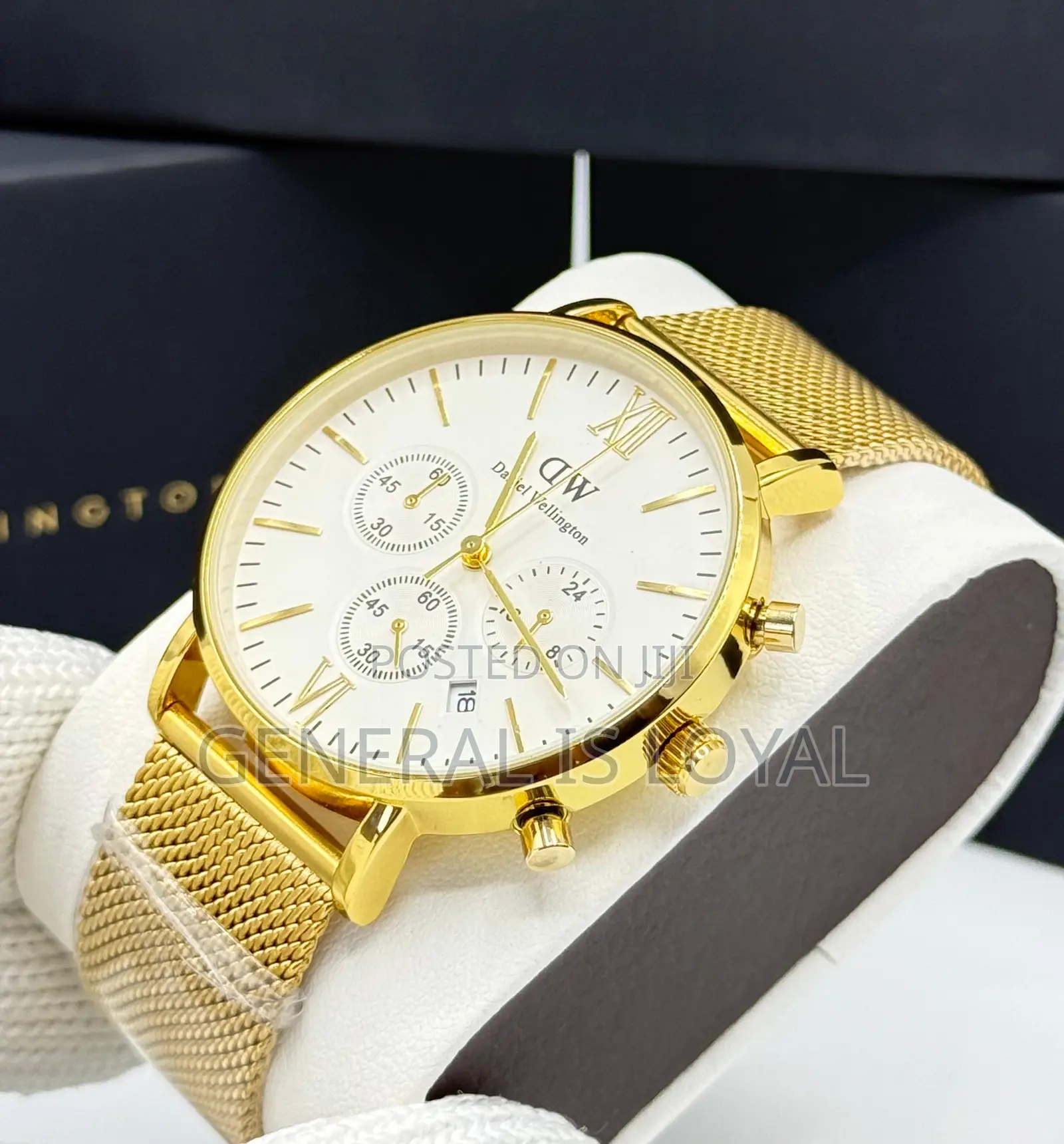 Dw Daniel Wellington Mesh Chrono Stainless Steel Men’S Watch