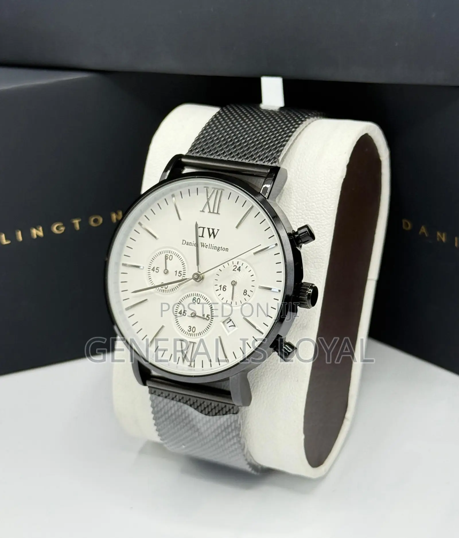 Dw Daniel Wellington Mesh Chrono Stainless Steel Men’S Watch