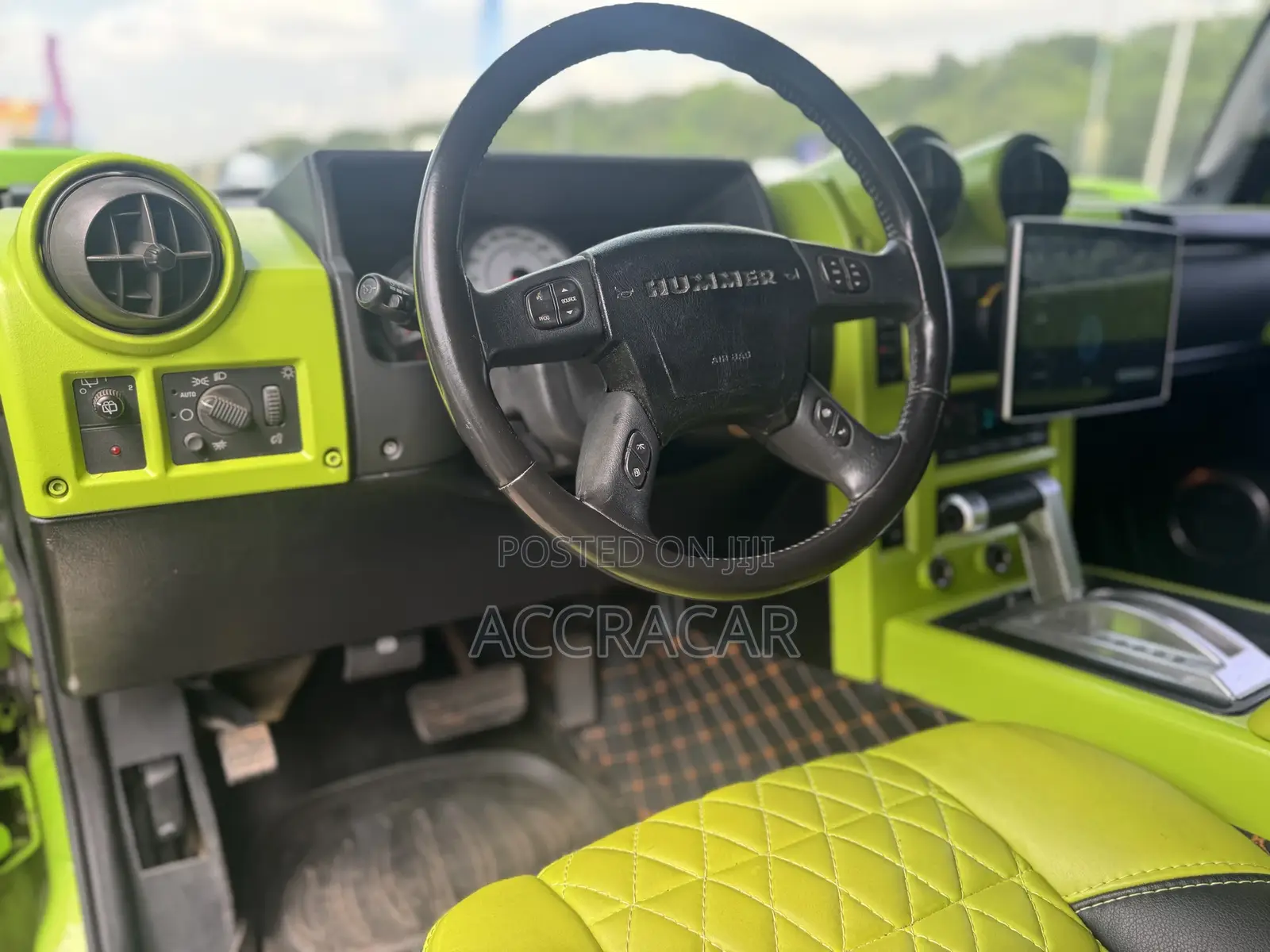 Hummer H2 SUV 2003 Green