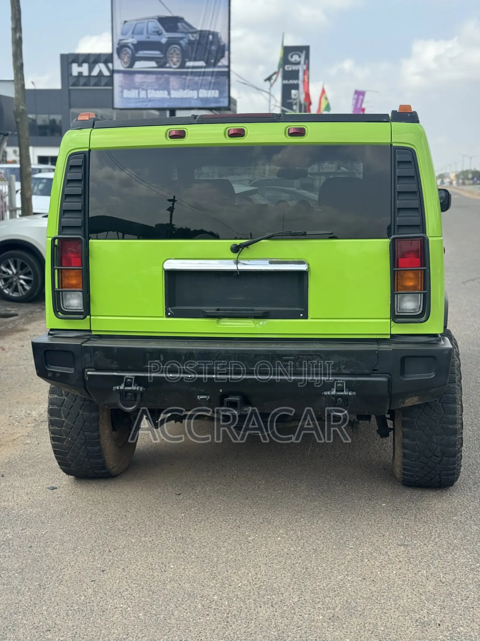 Hummer H2 SUV 2003 Green