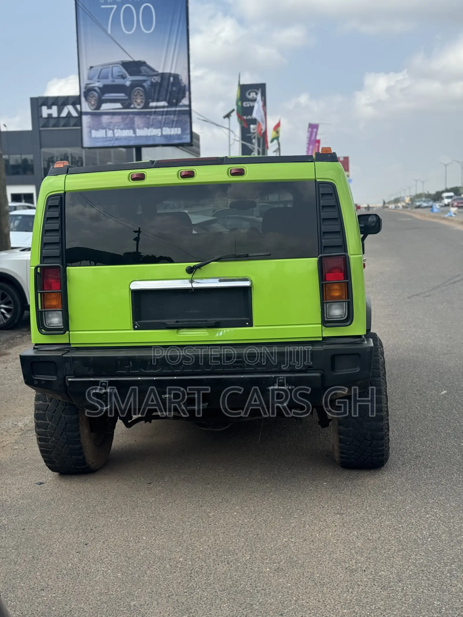 Hummer H2 SUV 2003 Green