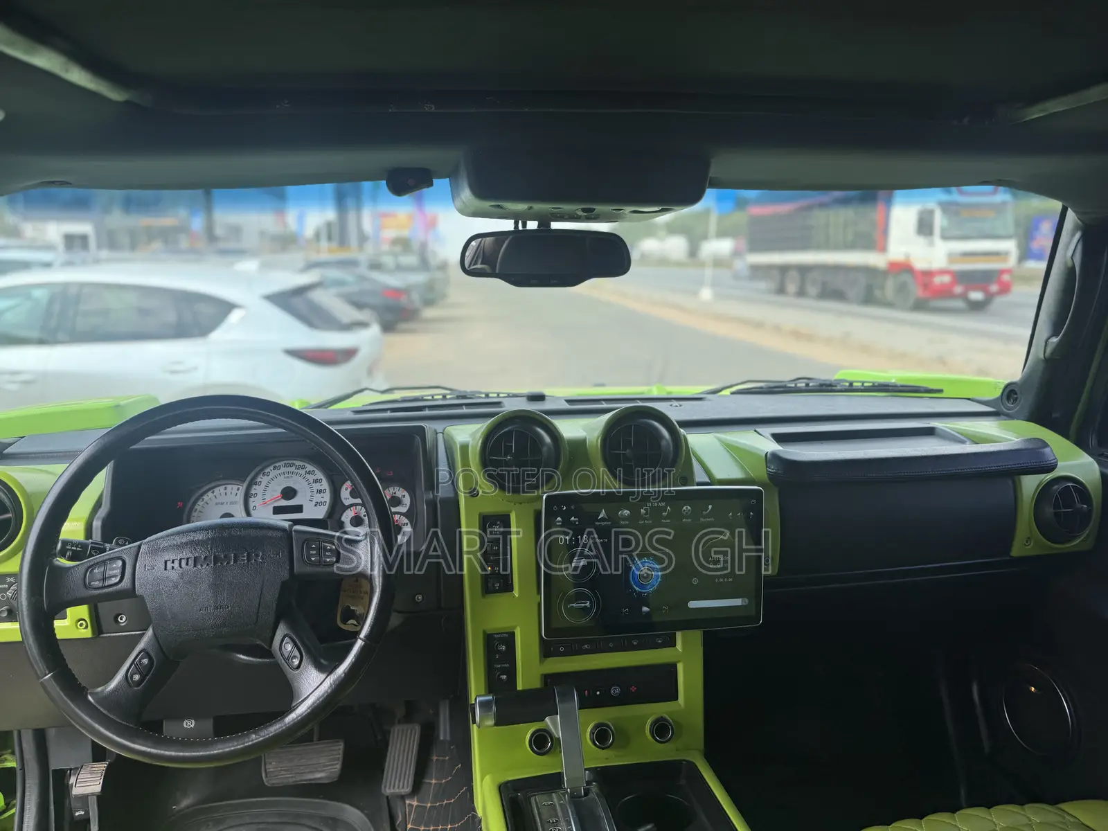 Hummer H2 SUV 2003 Green