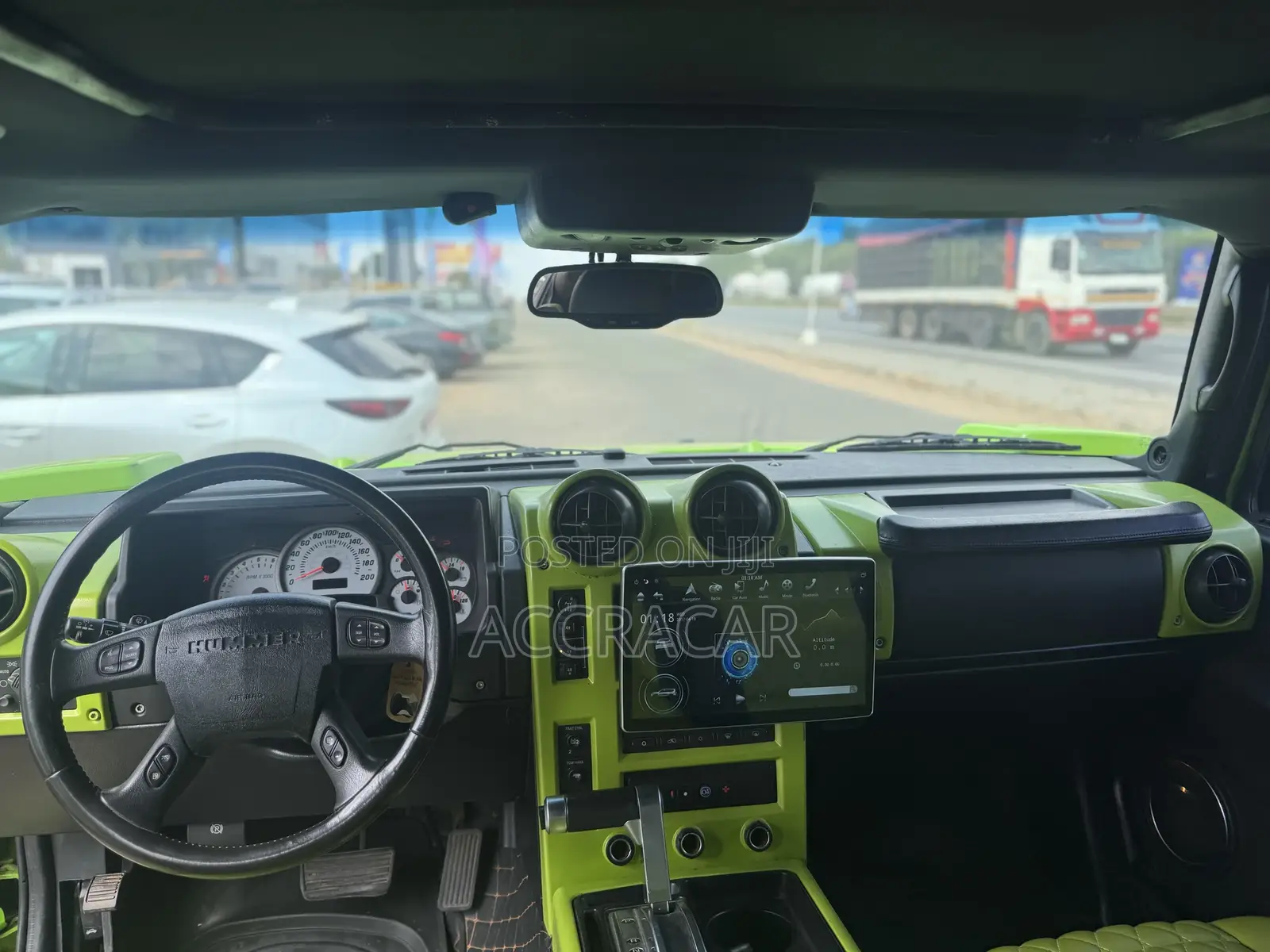 Hummer H2 SUV 2003 Green