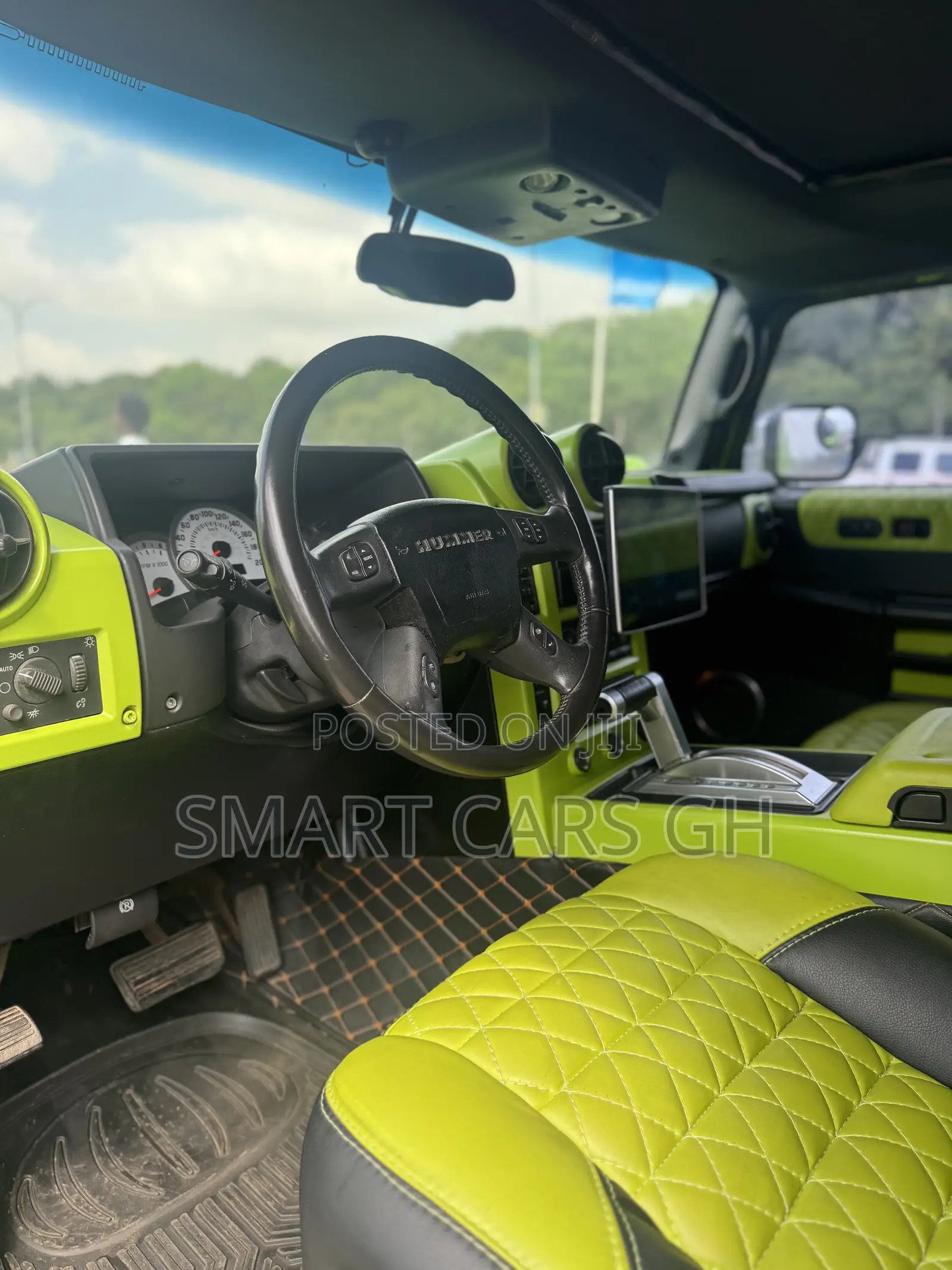 Hummer H2 SUV 2003 Green