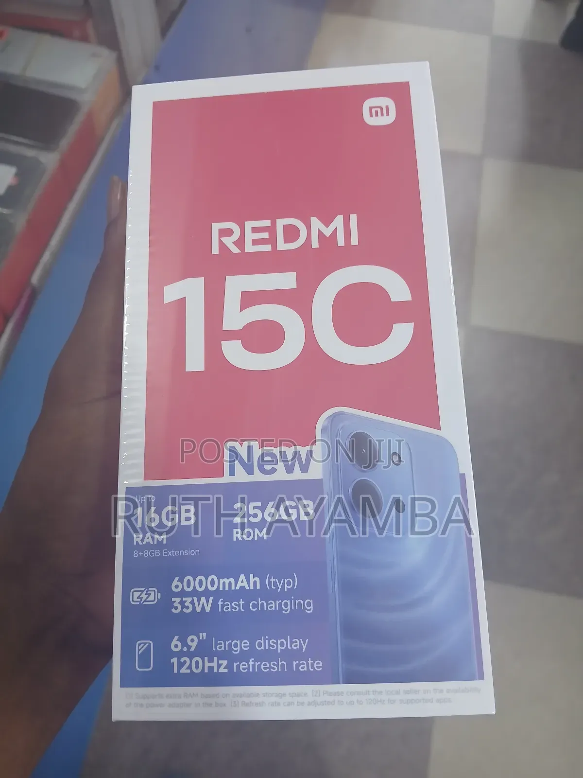 New Xiaomi Redmi 15C 4G 256 GB Black