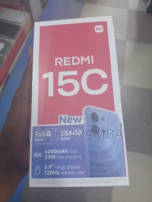 New Xiaomi Redmi 15C 4G 256 GB Black