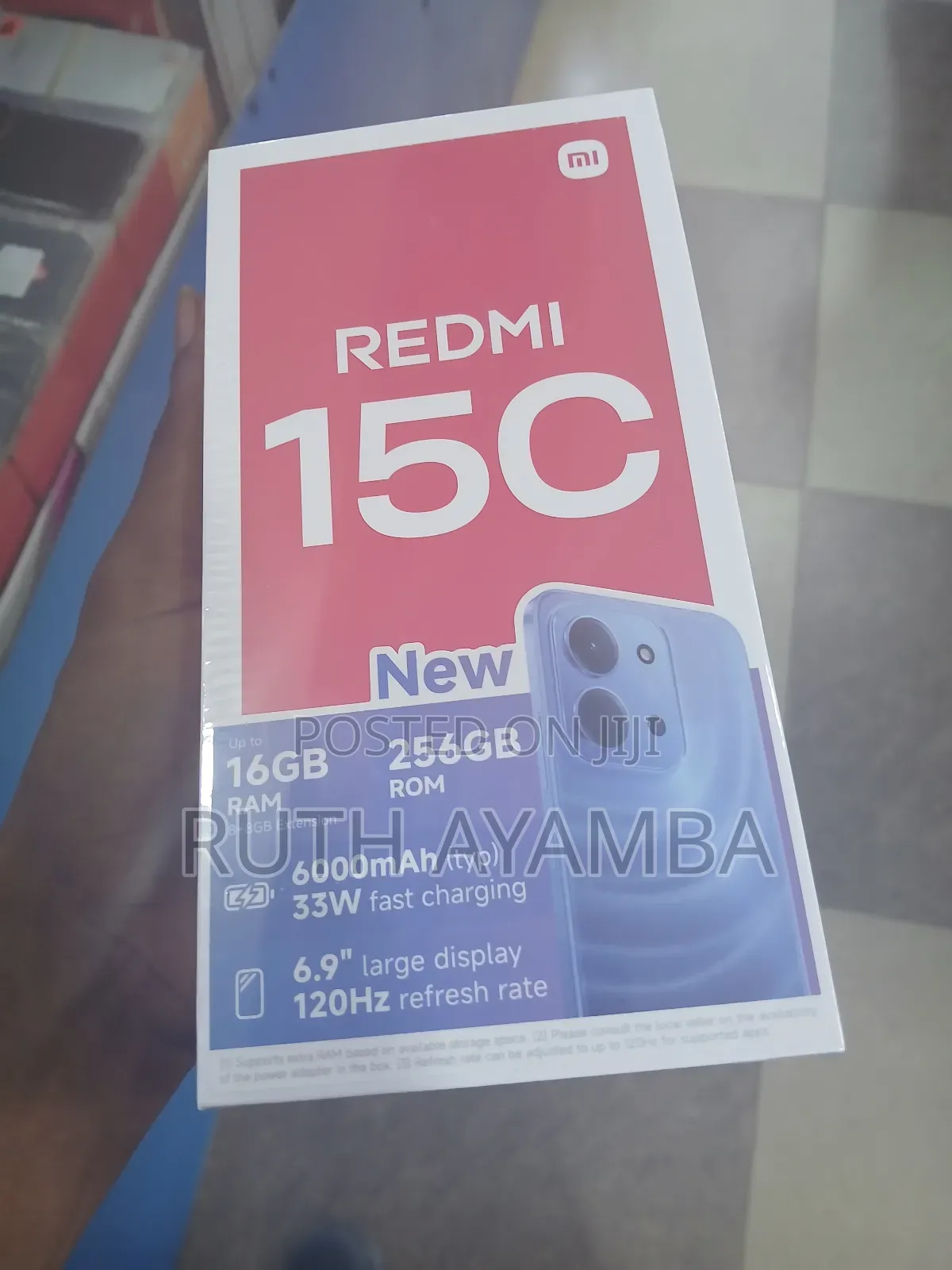 New Xiaomi Redmi 15C 4G 256 GB Black