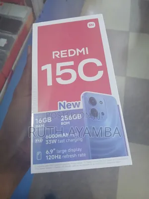 New Xiaomi Redmi 15C 4G 256 GB Black