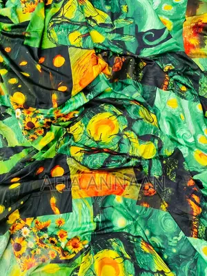 Designed And Plain Crepe Fabrics