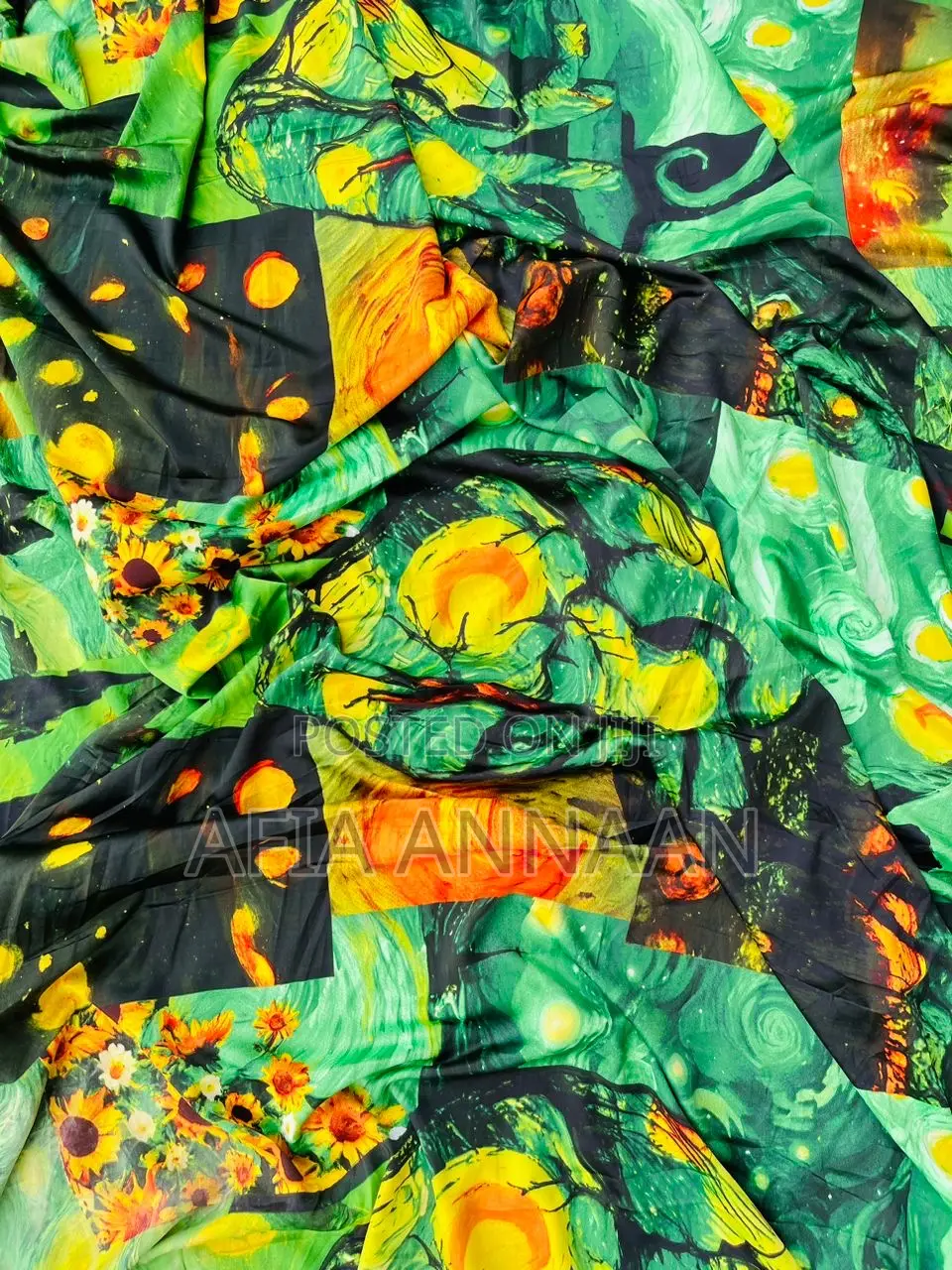 Designed And Plain Crepe Fabrics