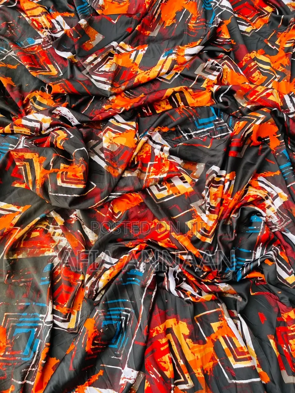 Designed And Plain Crepe Fabrics
