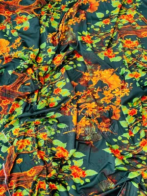 Designed And Plain Crepe Fabrics