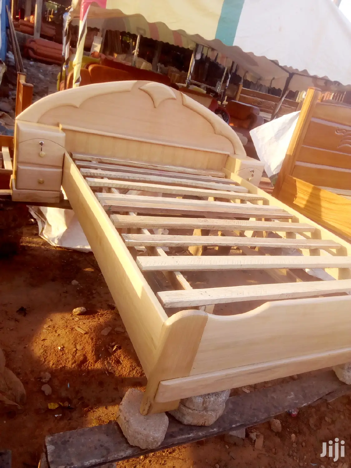 Double Bed Wooden One