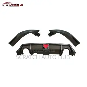 Honda Civic Back Bumper Diffuser With Break Light Available