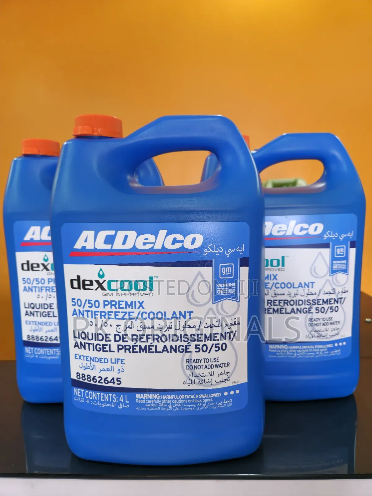 Ac Delco Dexcool Orange Coolant Antifreeze 4l