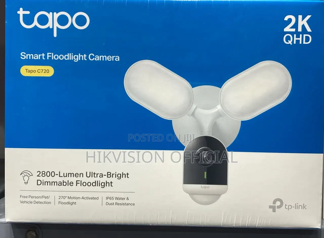 Tapo C720
Wired Floodlight Security Camera