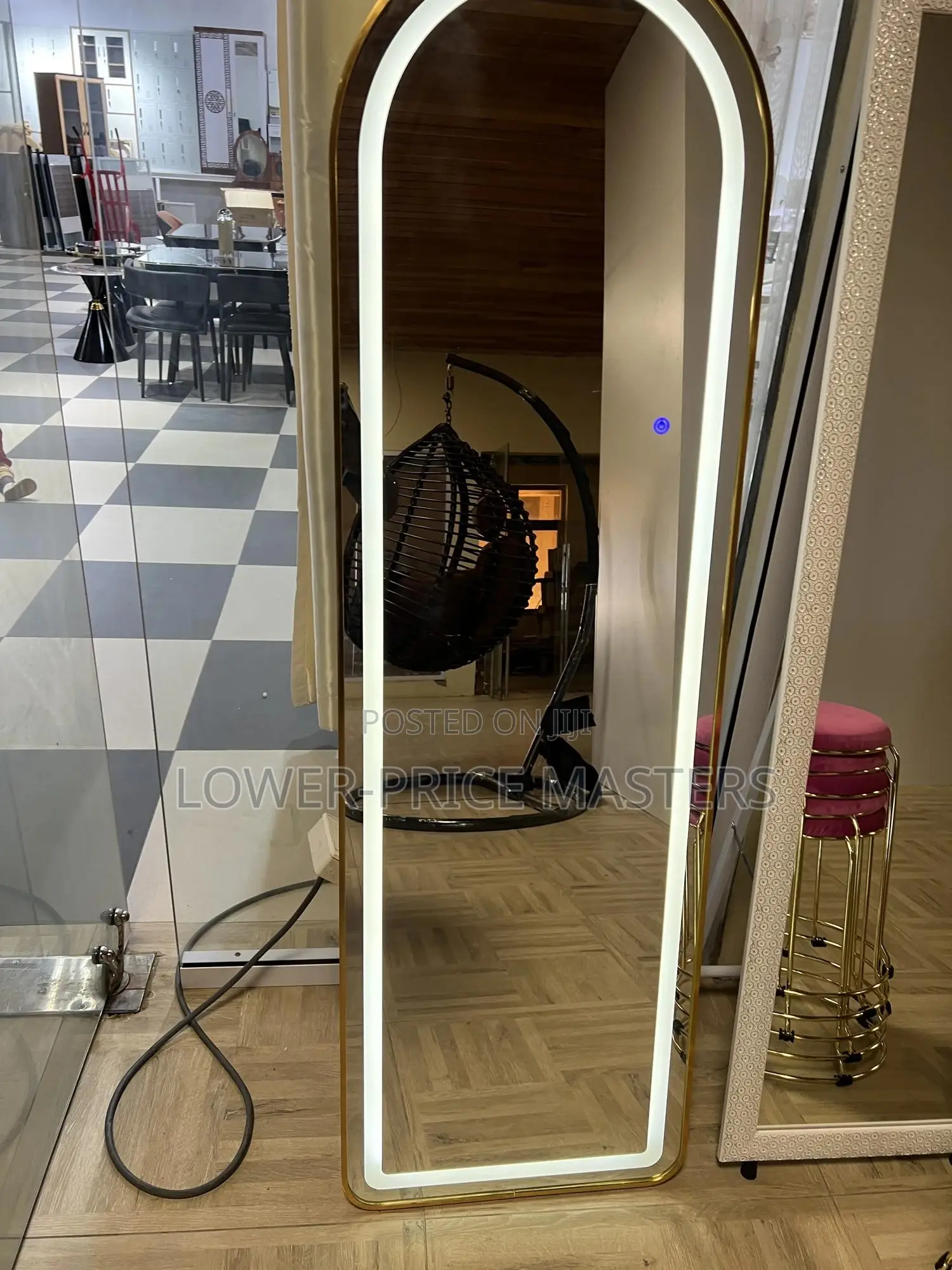 Modern Dressing Mirror With Led Lights