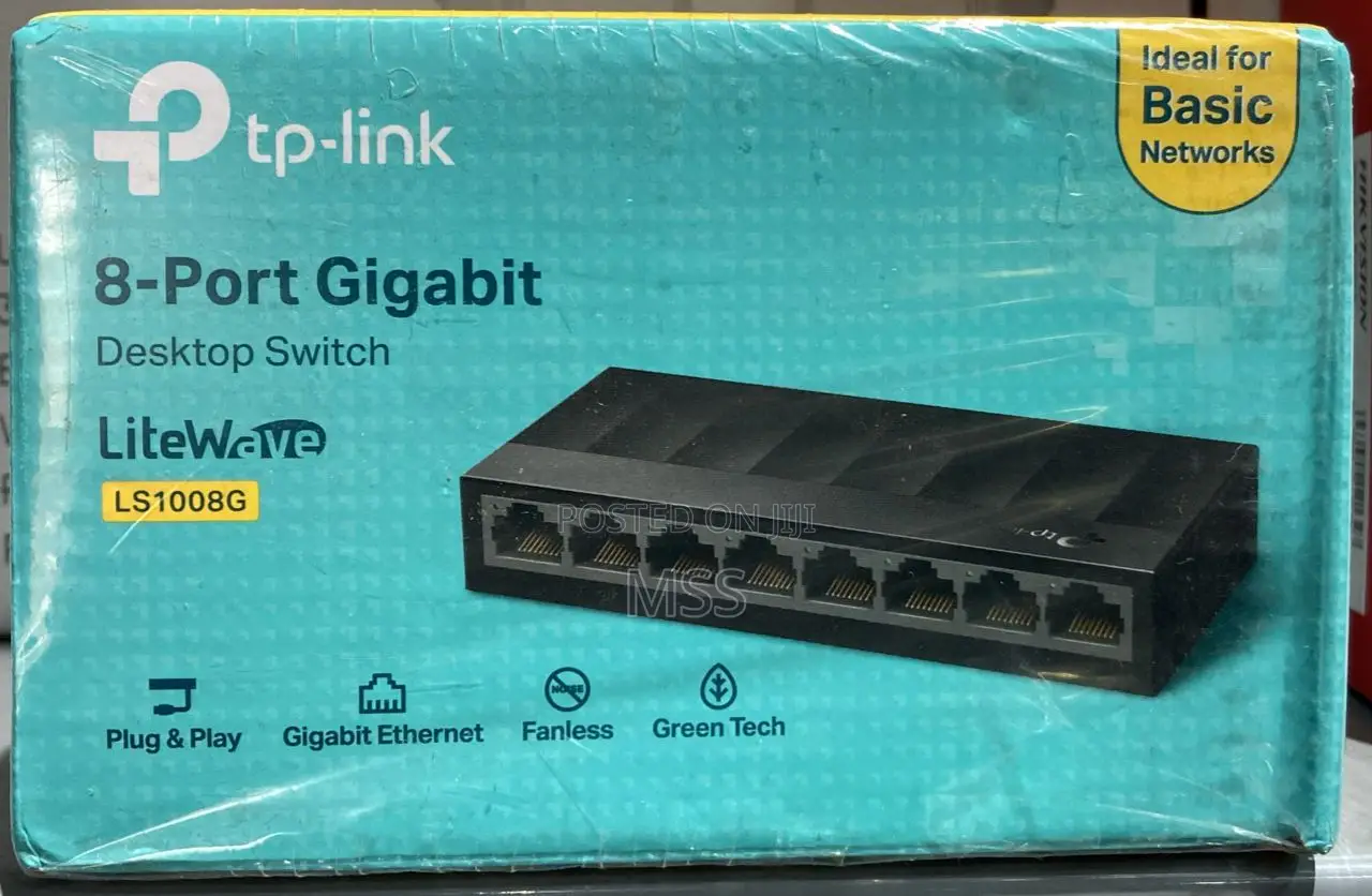 8-Port 10/100/1000mbps Desktop Switch=Ls1008g