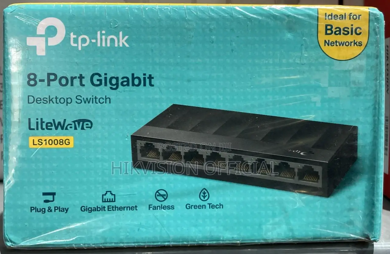 8-Port 10/100/1000mbps Desktop Switch=Ls1008g