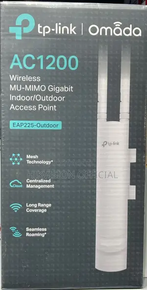 Eap225-Outdoorac1200 Wireless Mu-Mimo Gigabit=Tplink