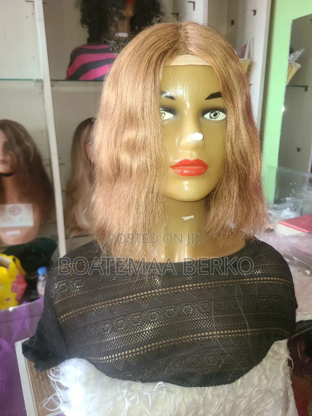 Blonde Wavy Human Hair Wig