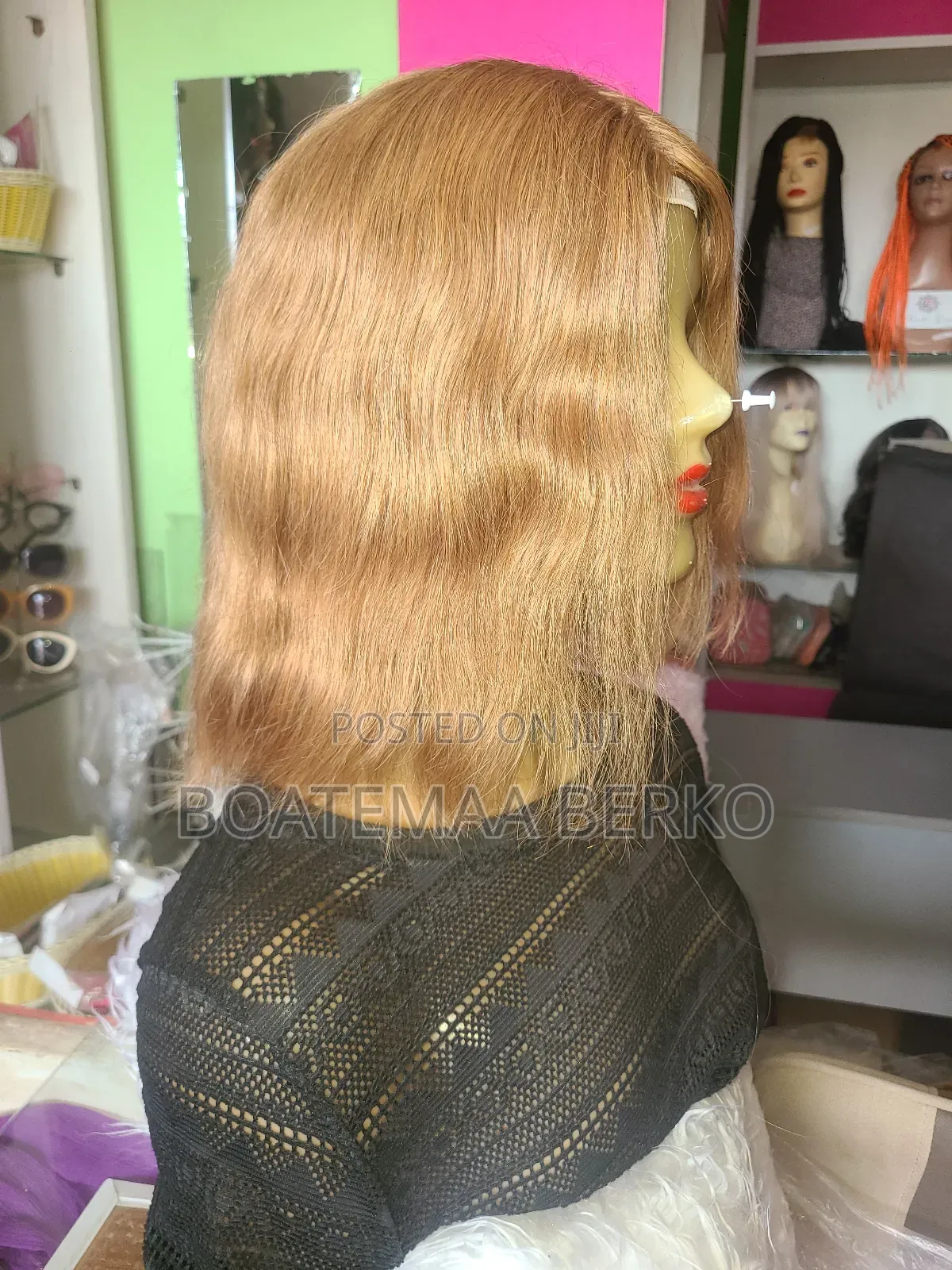 Blonde Wavy Human Hair Wig