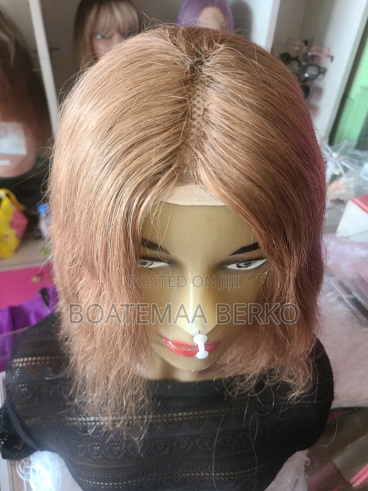 Blonde Wavy Human Hair Wig
