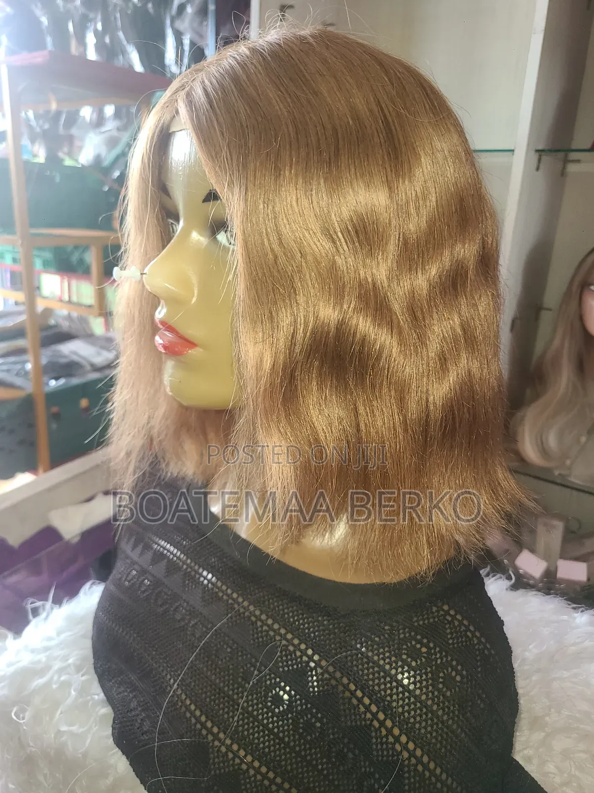 Blonde Wavy Human Hair Wig