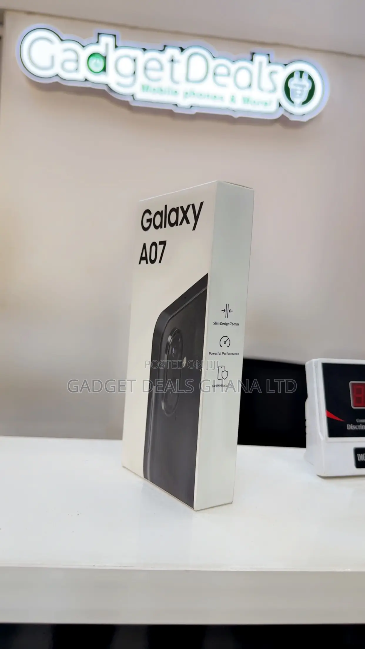 New Samsung Galaxy A07 4G 64 GB Black