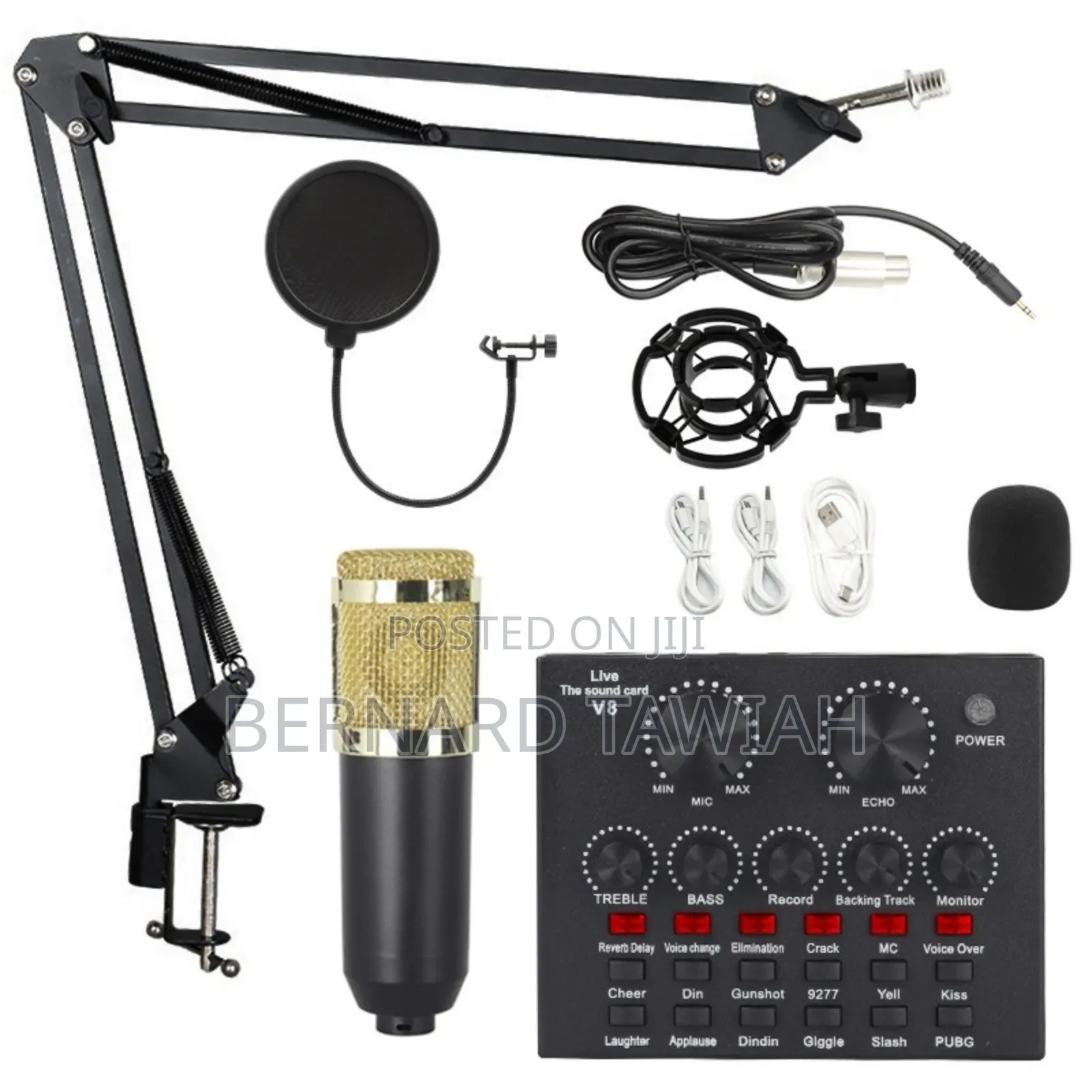  “Uhf 4-in-1 Wireless Microphone System – Powerful Clear Sound”