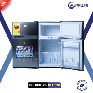Quality Pearl 80 Litre Double Door Table Top Fridge With Top Freezer