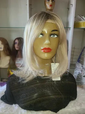 Straight Fibre Hair Blonde Wig
