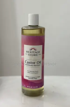 Heritage Store Cold Pressed Castor Oil