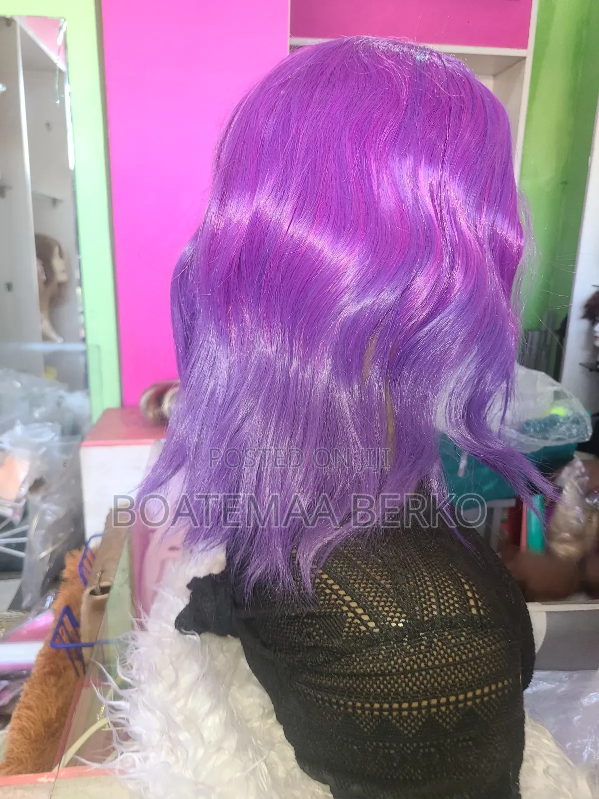 Purple Bodywave Wig