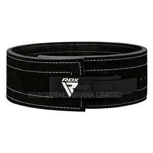 Rdx Power 4" Lifting Lever Buckle Gym Belt| Comfort| Cushioned Leather