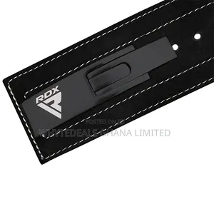 Rdx Power 4" Lifting Lever Buckle Gym Belt| Comfort| Cushioned Leather
