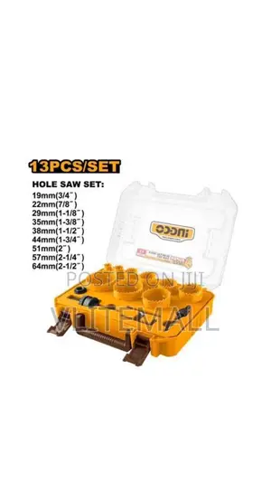 Bi-Metal Hole Saw Set 13pcs – P1c10 (Akh0132)