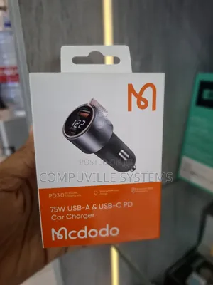 McDodo 75w Usb-a Usb-C Pd Car Charger