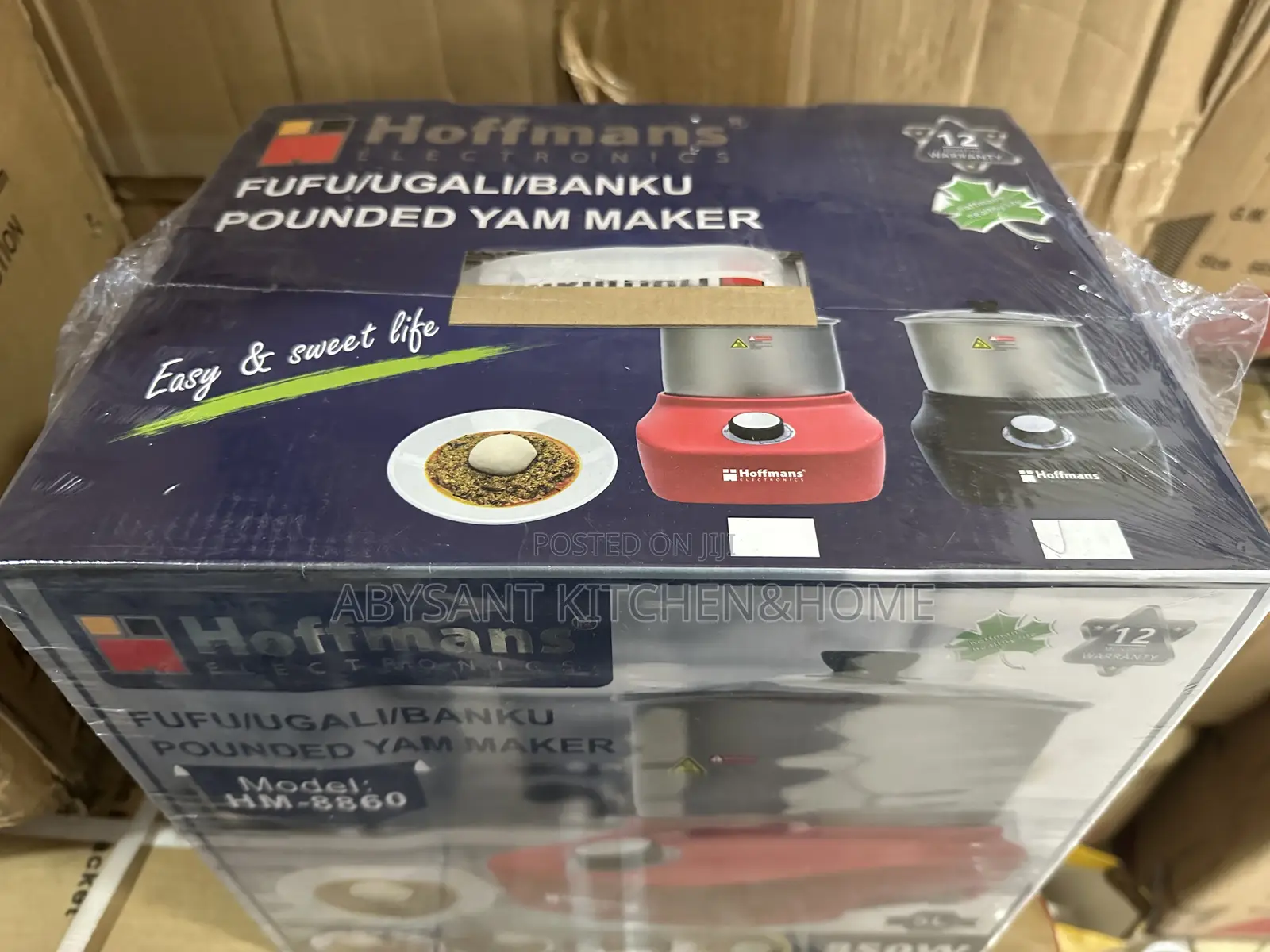 Fufu/Ugali/Banku Pounded Yam Maker