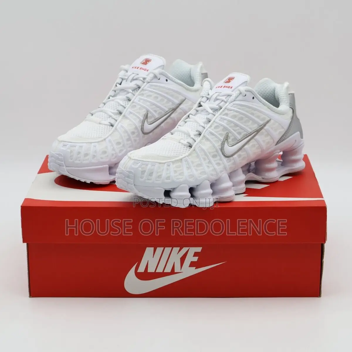 Nike Shox Tl White Sneakers